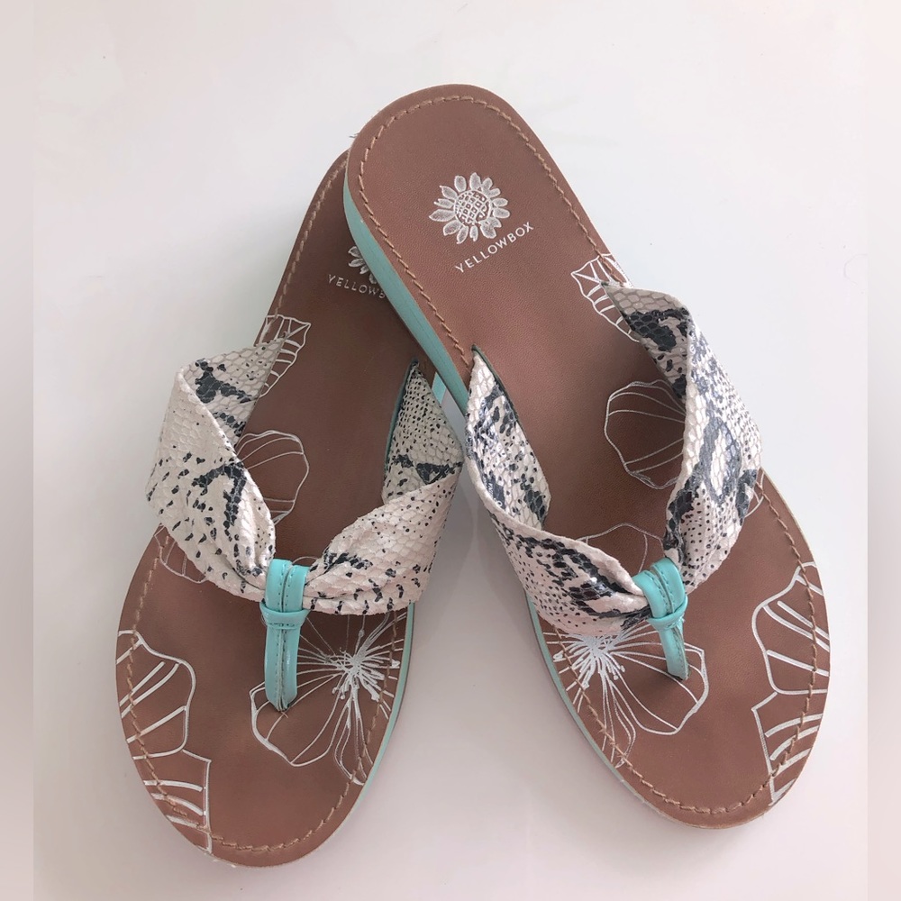 Yellow Box Sandals
